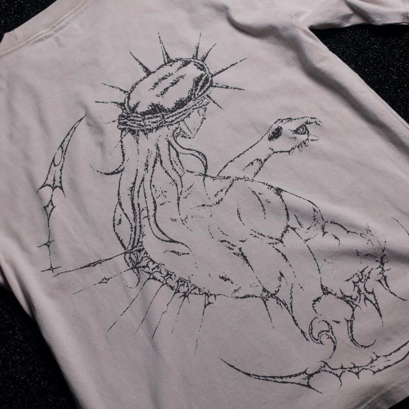 Embroidered Cross, Shortsleeve T-Shirt